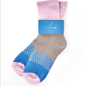 “Faye Crew” Socks by StandUp Socks - NWT